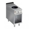 Plaque de cuisson Induction Wok 1 zone sur placard ouvert Gamme 700 Baron 70QPCVWOK400
