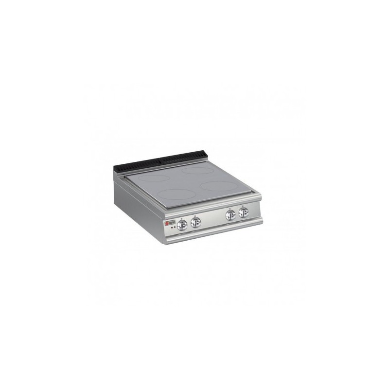 Plaque de cuisson plaque monobloc 4 zones gamme 700 Baron 70QTPE800 Plaque de cuisson plaque monobloc 4 zones gamme 700 Baron 70QTPE800