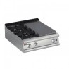 Plaque de cuisson top 2 feux vifs gaz avec une demie plaque coup de feu Gamme 700 Baron 70QTPMG801SX