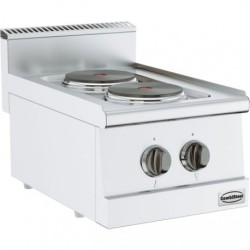 BASE 600 CUISINIERE ÉLECTRIQUE 2 PLAQUES COMBISTEEL 7178.0015