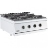 BASE 700 CUISINIERE A GAZ 4 BRULEURS COMBISTEEL 7178.0205