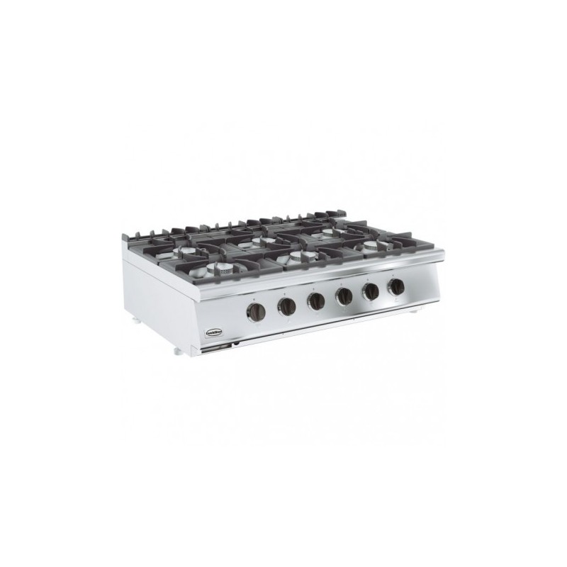BASE 700 CUISINIERE A GAZ 6 BR. COMBISTEEL 7178.0210 BASE 700 CUISINIERE A GAZ 6 BR. COMBISTEEL 7178.0210