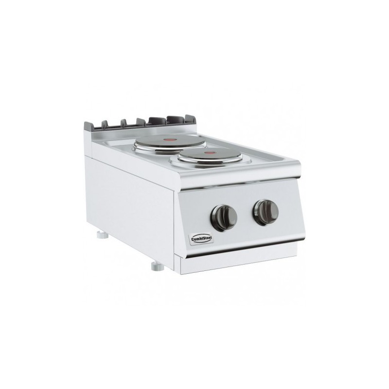 BASE 700 CUISINIERE ÉLECTRIQUE 2 PLAQUES A POSER COMBISTEEL 7178.0215 BASE 700 CUISINIERE ÉLECTRIQUE 2 PLAQUES A POSER COMBISTEEL 7178.0215
