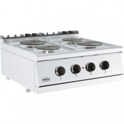 BASE 700 CUISINIERE ÉLECTRIQUE 4 PLAQUES COMBISTEEL 7178.0220