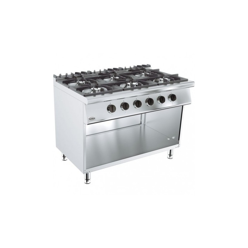 BASE 700 CUISINIERE A GAZ 6 BRULEURS COMBISTEEL 7178.0410 BASE 700 CUISINIERE A GAZ 6 BRULEURS COMBISTEEL 7178.0410