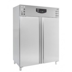 Congélateur en acier inox 2 portes 1410L 1480 x 830 x 2010 mm 7450.0078