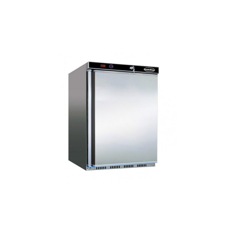 Réfrigérateur en acier inox 1 porte 130L 600 x 585 x 845 mm 7450.0550 Réfrigérateur en acier inox 1 porte 130L 600 x 585 x 845 mm 7450.0550