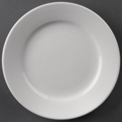 Assiettes à bord large Olympia Athena 202mm (Lot de 12) CC207 Olympia