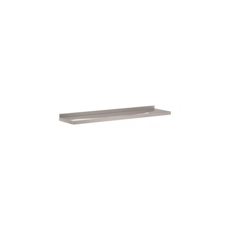 Étagère murale en inox 2200 x 300 x 36 mm 7455.0525 Étagère murale en inox 2200 x 300 x 36 mm 7455.0525
