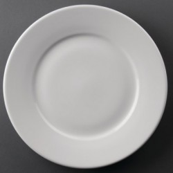 Assiettes à bord large Olympia Athena 254mm (Lot de 12) CC209 Olympia