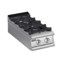 Plaque de cuisson Top 2 feux vifs gaz Gamme 900 Baron 90QPCG400