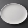 Assiettes ovales Olympia Athena 254 x 197mm (Lot de 12) CC211 Olympia
