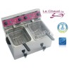 Friteuse électrique de table - 2 x 8 Litres - SOFRACA - ACF69N