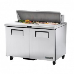 Comptoir de préparation 2 portes True 340L TSSU-48-12-HC CC234 True