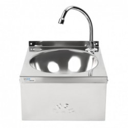 Lave-mains commande au genou inox Basix CC260 Basix