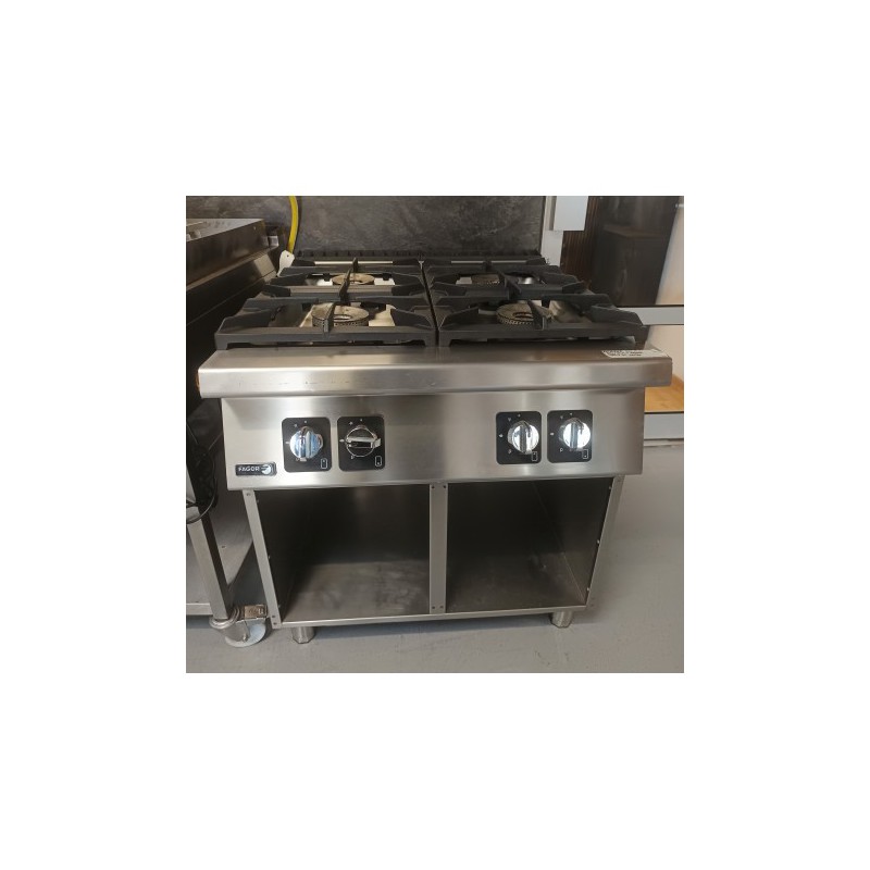 Fourneau 4 feux gaz FAGOR C-G740 sur placard ouvert OCCASION Fourneau 4 feux gaz FAGOR C-G740 sur placard ouvert OCCASION