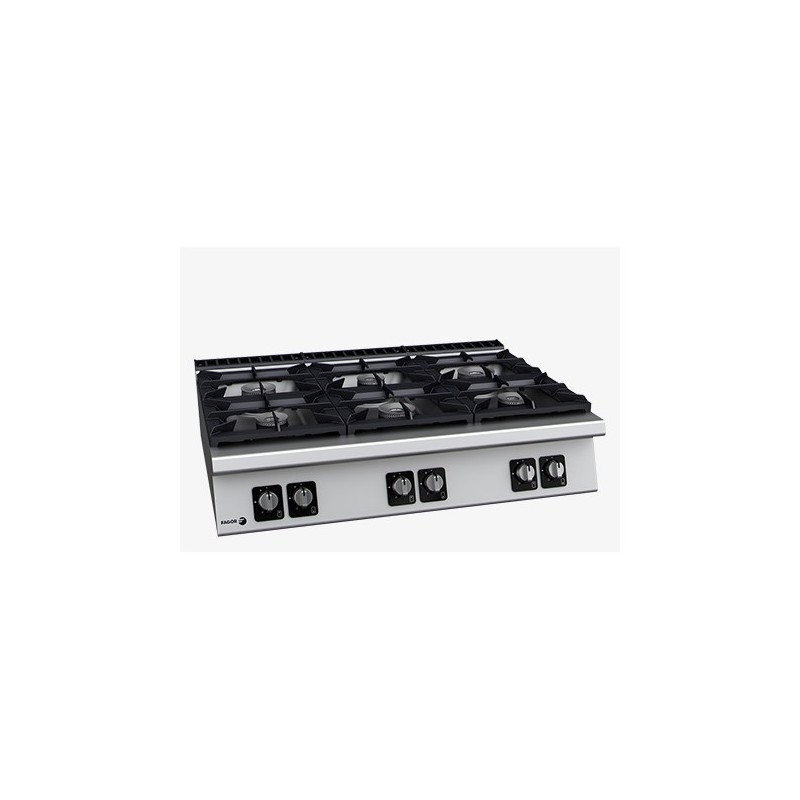 Cuisinière à gaz à poser 6 feux FAGOR C-G960 Cuisinière à gaz à poser 6 feux FAGOR C-G960