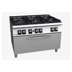 Cuisinière 6 feux gaz avec four FAGOR C-G961 OP