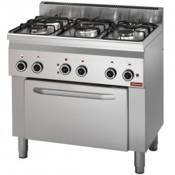 Fourneau 5 feux gaz