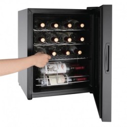 REFROIDISSEUR À VIN DESSOUS DE COMPTOIR POLAR SÉRIE-C 16 BOUTEILLES CB058