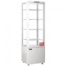 Vitrine réfrigérée porte incurvée Polar Série C blanche 235L CB509
