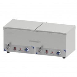 BAIN-MARIE À EAU CHAUFFE-SAUCISSES DOUBLE CASSELIN CBMECS2