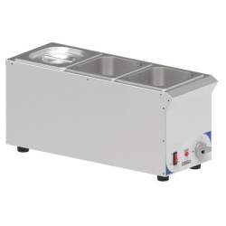 BAIN MARIE À SAUCE 3 X GN 1/6 COMPACT CASSELIN CBMS316V