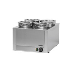 Bain marie à sauce 4 cuves Casselin CBMS4