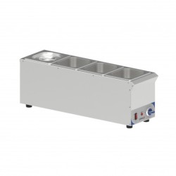 BAIN-MARIE À SAUCE 4 X GN 1/6 COMPACT CASSELIN CBMS416V