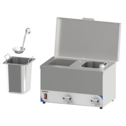 BAIN MARIE À SAUCE COMPACT 2 CUVES CASSELIN CBMSC2H