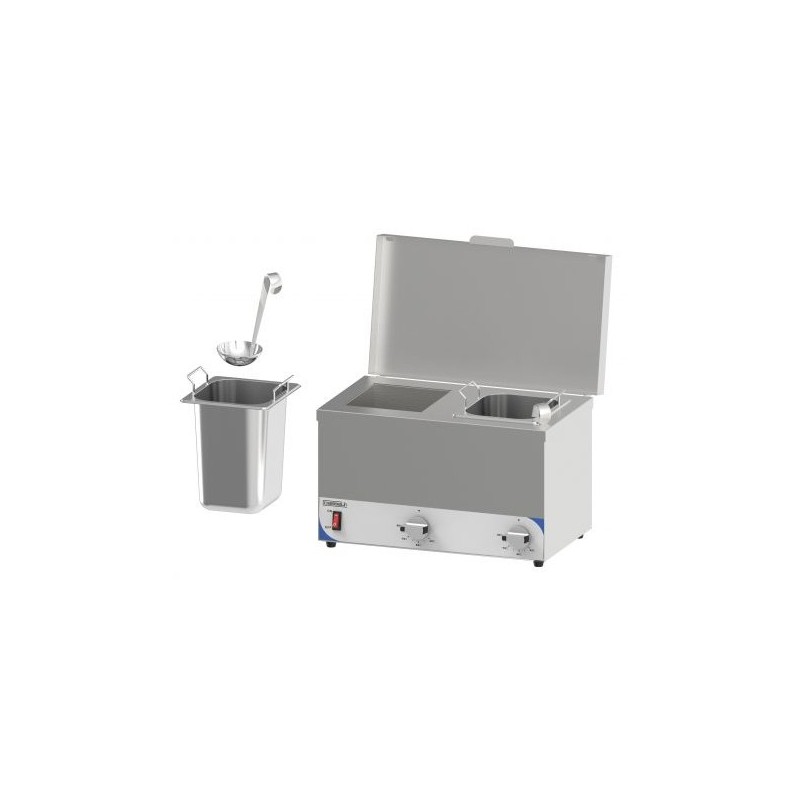 BAIN MARIE À SAUCE COMPACT 2 CUVES CASSELIN CBMSC2H BAIN MARIE À SAUCE COMPACT 2 CUVES CASSELIN CBMSC2H