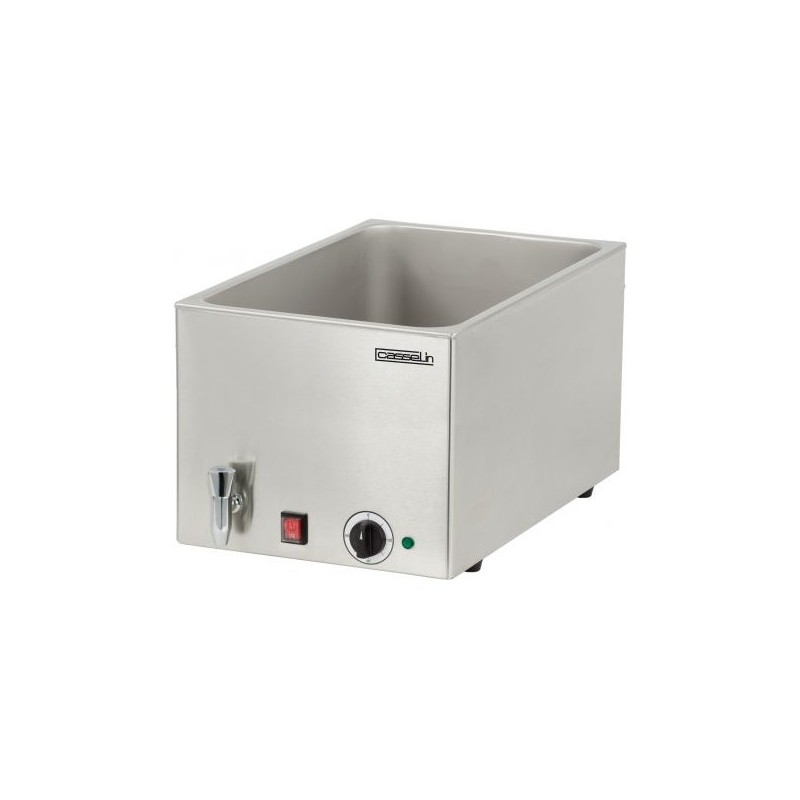 BAIN-MARIE AVEC ROBINET DE VIDANGE GN 1/1 - 200 MM CASSELIN CBMV1B200 BAIN-MARIE AVEC ROBINET DE VIDANGE GN 1/1 - 200 MM CASSELIN CBMV1B200