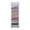 ARMOIRE RÉFRIGÉRÉE 1 PORTE VITRÉE AVEC CAISSON LUMINEUX POLAR SÉRIE C 346L CC064