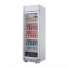 ARMOIRE RÉFRIGÉRÉE 1 PORTE VITRÉE AVEC CAISSON LUMINEUX POLAR SÉRIE C 346L CC064