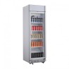 ARMOIRE RÉFRIGÉRÉE 1 PORTE VITRÉE AVEC CAISSON LUMINEUX POLAR SÉRIE C 346L CC064