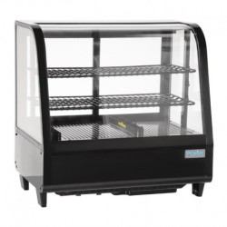 Vitrine réfrigérée de comptoir 100L Polar Série C noire CC611