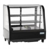 Vitrine réfrigérée de comptoir 100L Polar Série C noire CC611