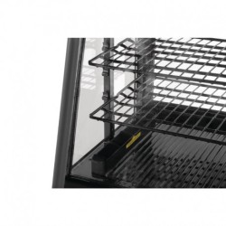 Vitrine réfrigérée de comptoir 100L Polar Série C noire CC611