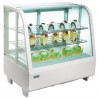 Vitrine réfrigérée de comptoir blanche Polar Série C 100L CC666