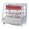 Vitrine réfrigérée de comptoir blanche Polar Série C 100L CC666