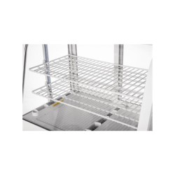 Vitrine réfrigérée de comptoir blanche Polar Série C 100L CC666