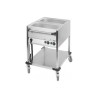 Chariot bain marie à eau 2 x GN 1/1 verticale Casselin CCBM2V