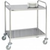 Chariot en inox 2 plateaux CASSELIN CCI2