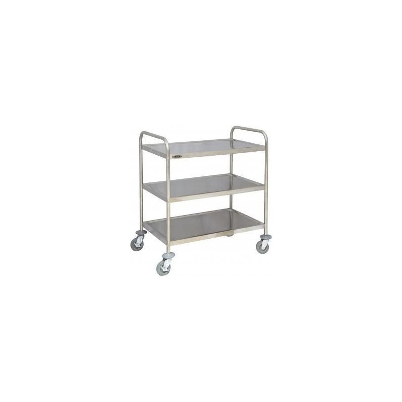 Chariot en inox 3 plateaux CASSELIN CCI3 Chariot en inox 3 plateaux CASSELIN CCI3
