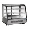 Vitrine réfrigérée de comptoir noire Polar Série G 120L CD229