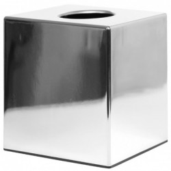 Boîte à mouchoirs cube Bolero chrome brillant CC493 Bolero