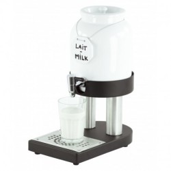 Distributeur réfrigéré de lait froid en porcelaine 4L CASSELIN CDLPF4