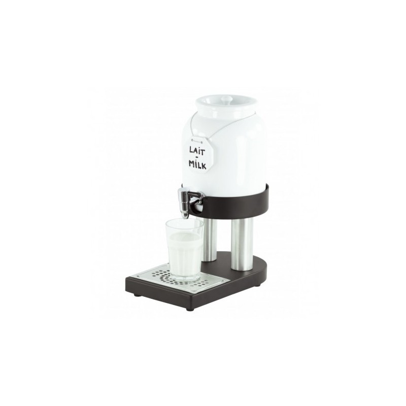 Distributeur réfrigéré de lait froid en porcelaine 4L CASSELIN CDLPF4 Distributeur réfrigéré de lait froid en porcelaine 4L CASSELIN CDLPF4
