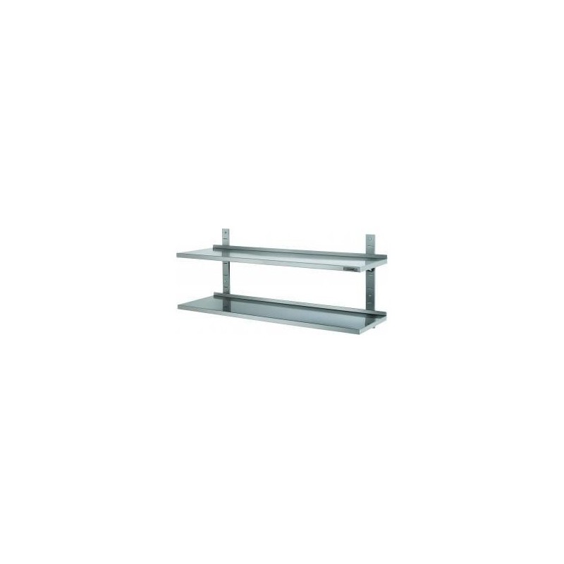Kit de 2 étagères inox 800 mm Kit de 2 étagères inox 800 mm