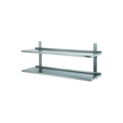 Kit de 2 étagères inox 1600 mm